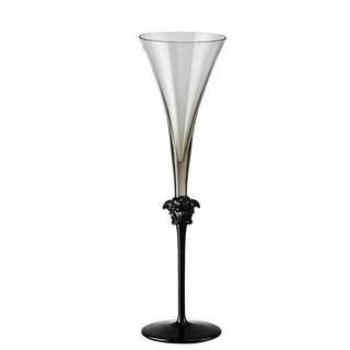 Versace meets Rosenthal Medusa Champagne flute Smoky grey - Buy now on ShopDecor - Discover the best products by VERSACE HOME design