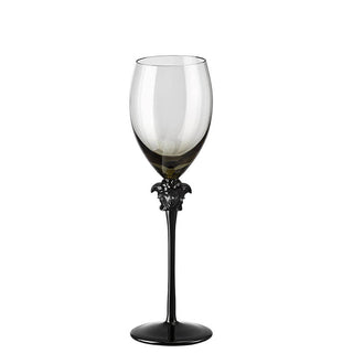 Versace meets Rosenthal Medusa White wine glass Smoky grey - Buy now on ShopDecor - Discover the best products by VERSACE HOME design