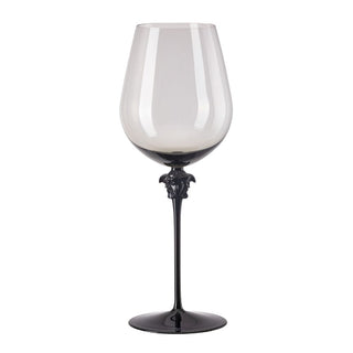 Versace meets Rosenthal Lumière red wine goblet Bordeaux Smoky grey - Buy now on ShopDecor - Discover the best products by VERSACE HOME design