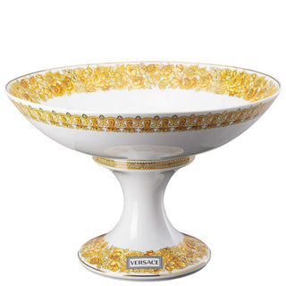 Versace meets Rosenthal Medusa Rhapsody Bowl on foot diam. 35 cm. - Buy now on ShopDecor - Discover the best products by VERSACE HOME design