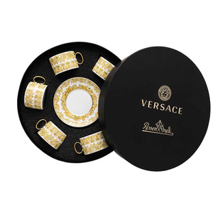 Versace meets Rosenthal Medusa Rhapsody set 6 Tea cups and saucers - Buy now on ShopDecor - Discover the best products by VERSACE HOME design