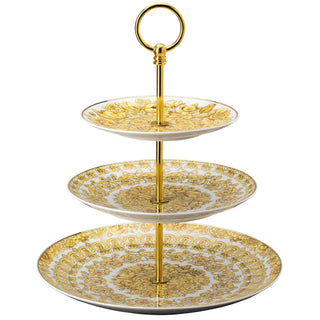 Versace meets Rosenthal Medusa Rhapsody Etagere 3 tiers - Buy now on ShopDecor - Discover the best products by VERSACE HOME design