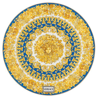 Versace meets Rosenthal Medusa Rhapsody Service plate diam. 33 cm. blue - Buy now on ShopDecor - Discover the best products by VERSACE HOME design