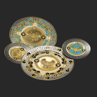 Versace meets Rosenthal Prestige Gala Le Bleu Medium salad bowl diam. 20 cm. - Buy now on ShopDecor - Discover the best products by VERSACE HOME design