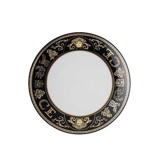 Versace meets Rosenthal Virtus Gala Black plate diam. 21 cm - Buy now on ShopDecor - Discover the best products by VERSACE HOME design