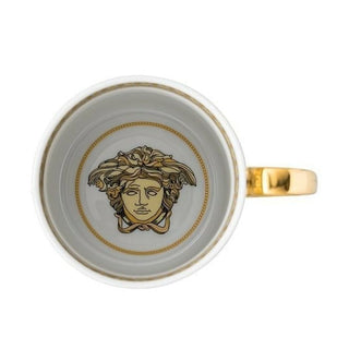 Versace meets Rosenthal Virtus Gala White mug with handle - Buy now on ShopDecor - Discover the best products by VERSACE HOME design