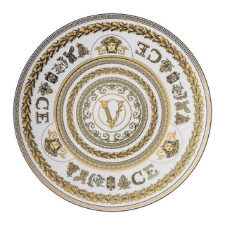 Versace meets Rosenthal Virtus Gala White service plate diam. 33 cm - Buy now on ShopDecor - Discover the best products by VERSACE HOME design