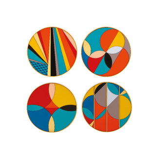 Vista Alegre Futurismo set 4 coasters - Buy now on ShopDecor - Discover the best products by VISTA ALEGRE design