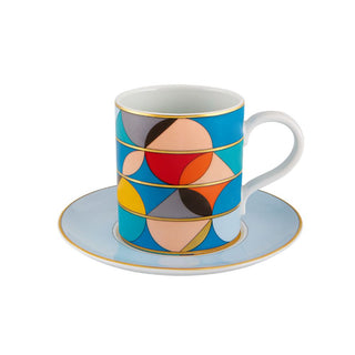 Vista Alegre Futurismo tea cup with saucer - Buy now on ShopDecor - Discover the best products by VISTA ALEGRE design