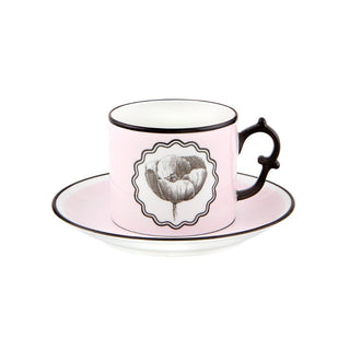 Vista Alegre Herbariae tea cup and saucer pink - Buy now on ShopDecor - Discover the best products by VISTA ALEGRE design