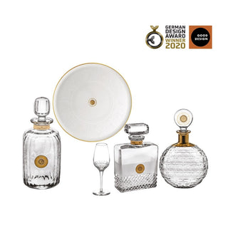 Vista Alegre My Rare Spirits Areni whisky decanter with gold decoration - Buy now on ShopDecor - Discover the best products by VISTA ALEGRE design