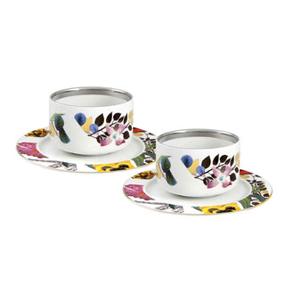 Vista Alegre Primavera set 2 tea cups & saucers - Buy now on ShopDecor - Discover the best products by VISTA ALEGRE design