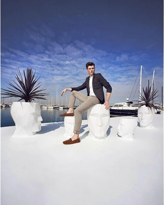 Vondom Adan Planter vase in polycarbonate