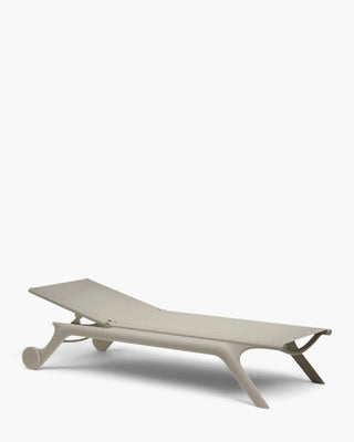 Vondom Africa sun lounger in polypropylene with outdoor fabric seat