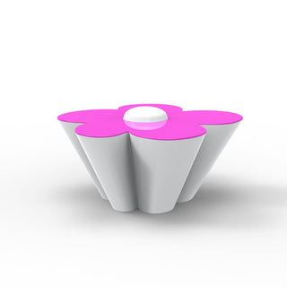 Vondom Agatha low table baby by Agatha Ruiz De La Prada Vondom Agatha White Purple - Buy now on ShopDecor - Discover the best products by VONDOM design