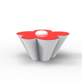 Vondom Agatha low table baby by Agatha Ruiz De La Prada Vondom Agatha White Red - Buy now on ShopDecor - Discover the best products by VONDOM design