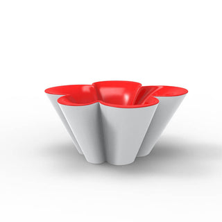 Vondom Agatha vase polyethylene by Agatha Ruiz De La Prada Vondom Agatha White Red - Buy now on ShopDecor - Discover the best products by VONDOM design