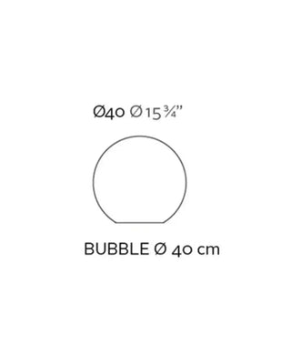 Vondom Jut - Bubbles LED lamp in Ice White 2101 polyethylene