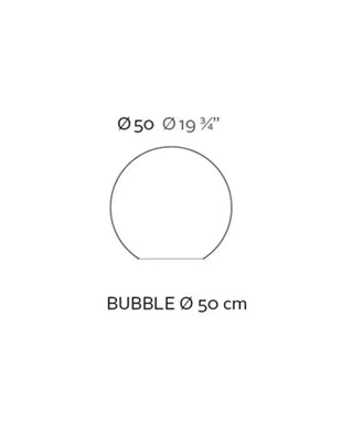Vondom Jut - Bubbles LED lamp in Ice White 2101 polyethylene
