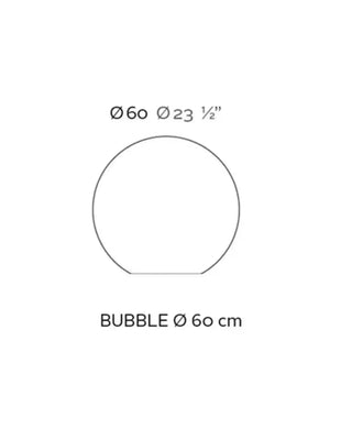 Vondom Jut - Bubbles LED lamp in Ice White 2101 polyethylene