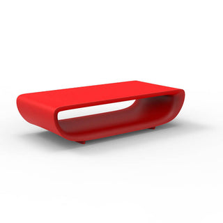 Vondom Bum Bum low table polyethylene by Eugeni Quitllet Vondom Red - Buy now on ShopDecor - Discover the best products by VONDOM design