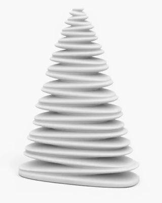 Vondom Chrismy Christmas LED tree in Ice White 2101 polyethylene