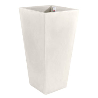 Vondom Cono square Alto vase 35x35 h. 100 cm. by Studio Vondom Vondom White - Buy now on ShopDecor - Discover the best products by VONDOM design