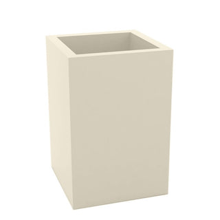 Vondom Cubo Alto vase 50x50 h.100 cm by Studio Vondom Vondom Ecru - Buy now on ShopDecor - Discover the best products by VONDOM design