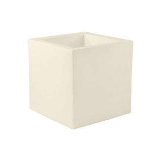 Vondom Cubo vase 50x50 h. 50 cm. by Studio Vondom Vondom Ecru - Buy now on ShopDecor - Discover the best products by VONDOM design