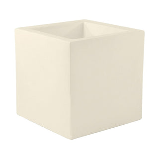 Vondom Cubo vase 60x60 h. 60 cm by Studio Vondom Vondom Ecru - Buy now on ShopDecor - Discover the best products by VONDOM design