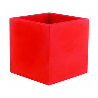 Vondom Cubo vase 60x60 h. 60 cm by Studio Vondom Vondom Red - Buy now on ShopDecor - Discover the best products by VONDOM design