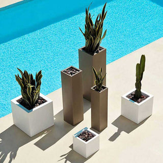 Vondom Cubo vase 50x50 h. 50 cm. by Studio Vondom - Buy now on ShopDecor - Discover the best products by VONDOM design