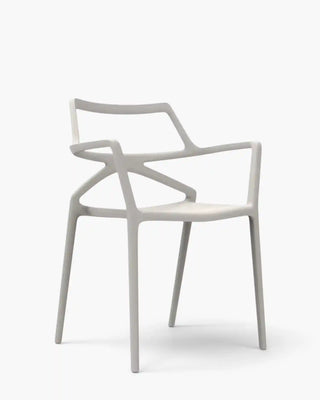 Vondom Delta chair with armrests in polypropylene