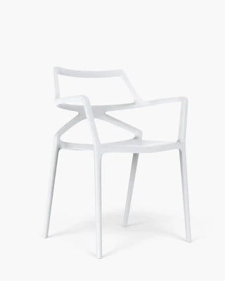 Vondom Delta chair with armrests in polypropylene