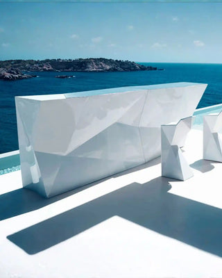 Vondom Faz Bar counter central element in polyethylene