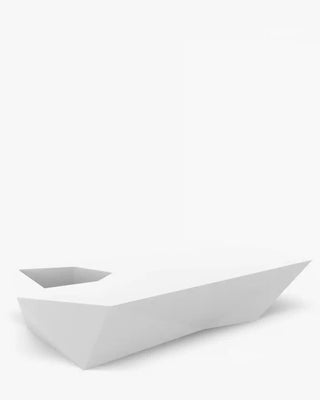 Vondom Faz bench with vase in polyethylene