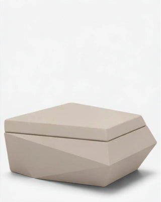 Vondom Faz chaise longue in polyethylene with upholstered cushion