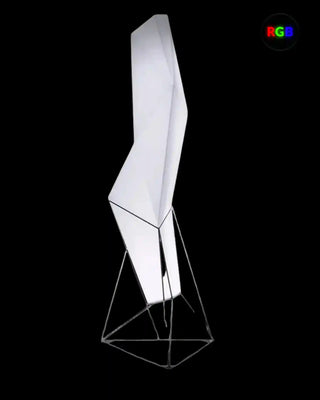 Vondom Faz LED floor lamp in Ice White 2101 polyethylene