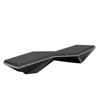 Vondom Faz sunlounger polyethylene by Ramón Esteve Vondom Black - Buy now on ShopDecor - Discover the best products by VONDOM design