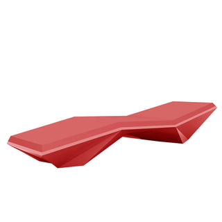 Vondom Faz sunlounger polyethylene by Ramón Esteve Vondom Red - Buy now on ShopDecor - Discover the best products by VONDOM design