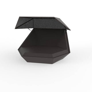 Vondom Faz Daybed garden daybed with parasol by Ramón Esteve Vondom Bronze - Buy now on ShopDecor - Discover the best products by VONDOM design