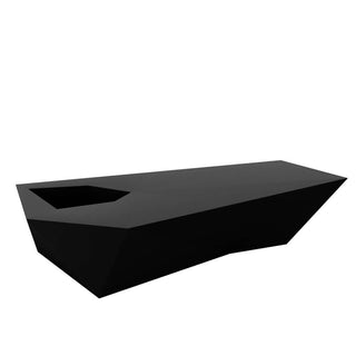 Vondom Faz bench polyethylene by Ramón Esteve Vondom Black - Buy now on ShopDecor - Discover the best products by VONDOM design