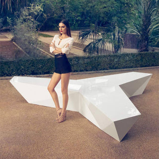 Vondom Faz bench polyethylene by Ramón Esteve - Buy now on ShopDecor - Discover the best products by VONDOM design