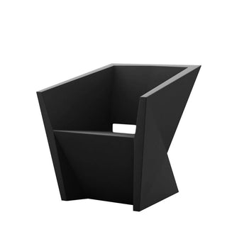 Vondom Faz Sillon small armchair by Ramón Esteve Vondom Black - Buy now on ShopDecor - Discover the best products by VONDOM design