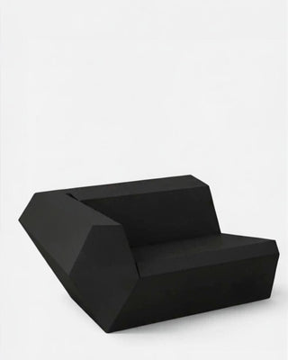 Vondom Faz sofa end module in polyethylene with upholstered cushions