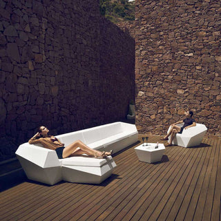 Vondom Faz chaise longue white by Ramón Esteve - Buy now on ShopDecor - Discover the best products by VONDOM design