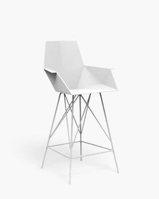 Vondom Faz stool with polypropylene shell and powder-coated metal base