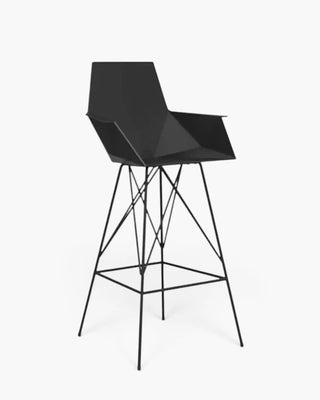 Vondom Faz stool with polypropylene shell and powder-coated metal base