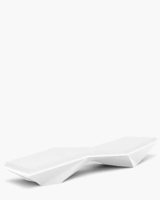 Vondom Faz sun lounger in polyethylene with upholstered cushion