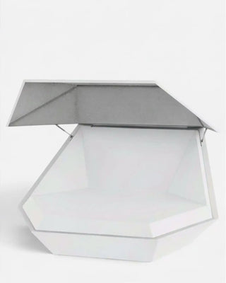 Vondom Faz Daybed with sunroof in polyethylene with upholstered cushions